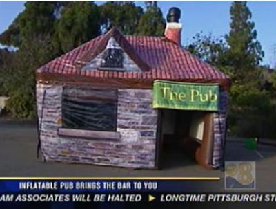 Click here to watch this interview with CBS on Portable Pubs!